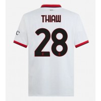 Maglie da calcio AC Milan Malick Thiaw #28 Seconda Maglia 2024-25 Manica Corta